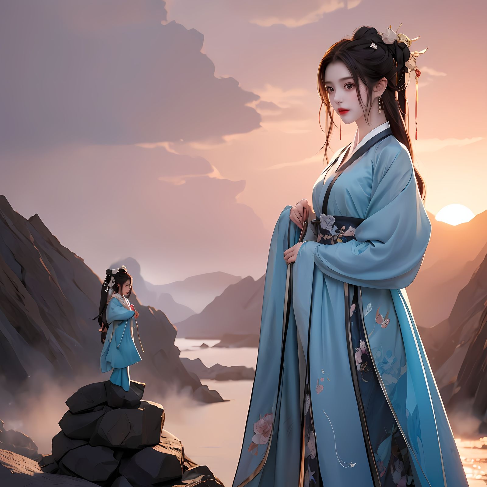 侍女-触站