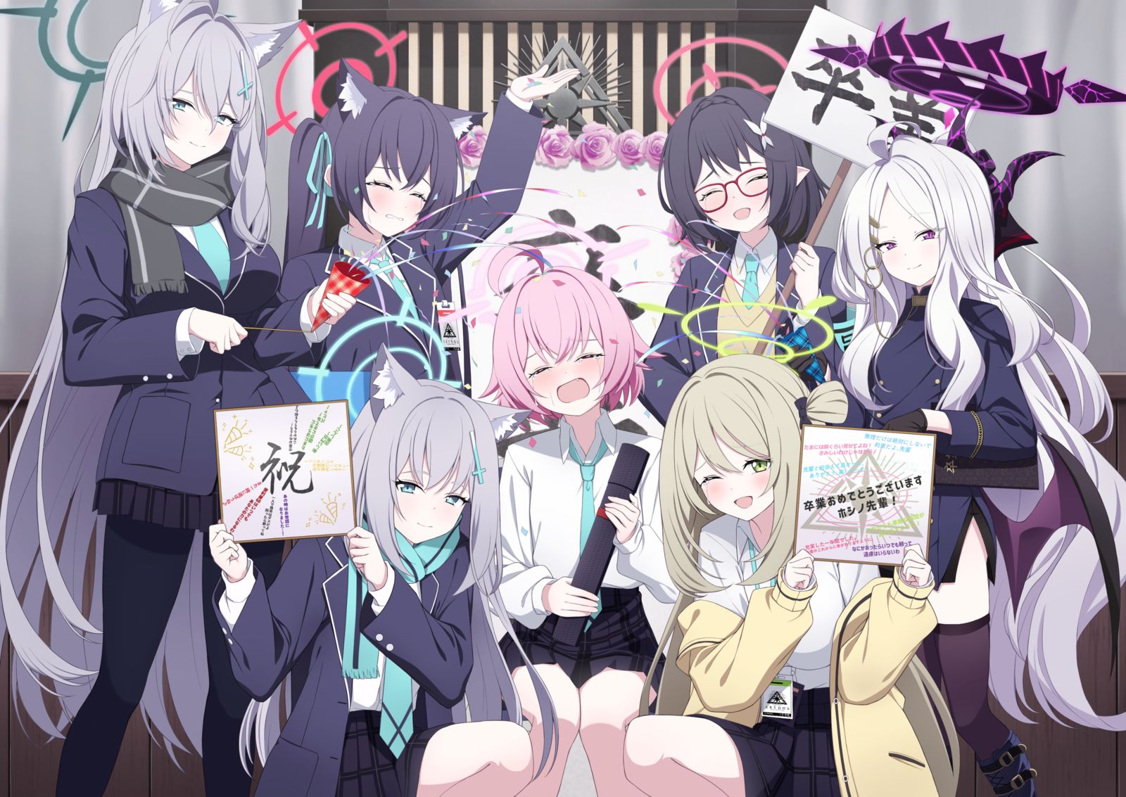 卒業おめでとう！ホシノ（先輩）!!!头像同人高清图