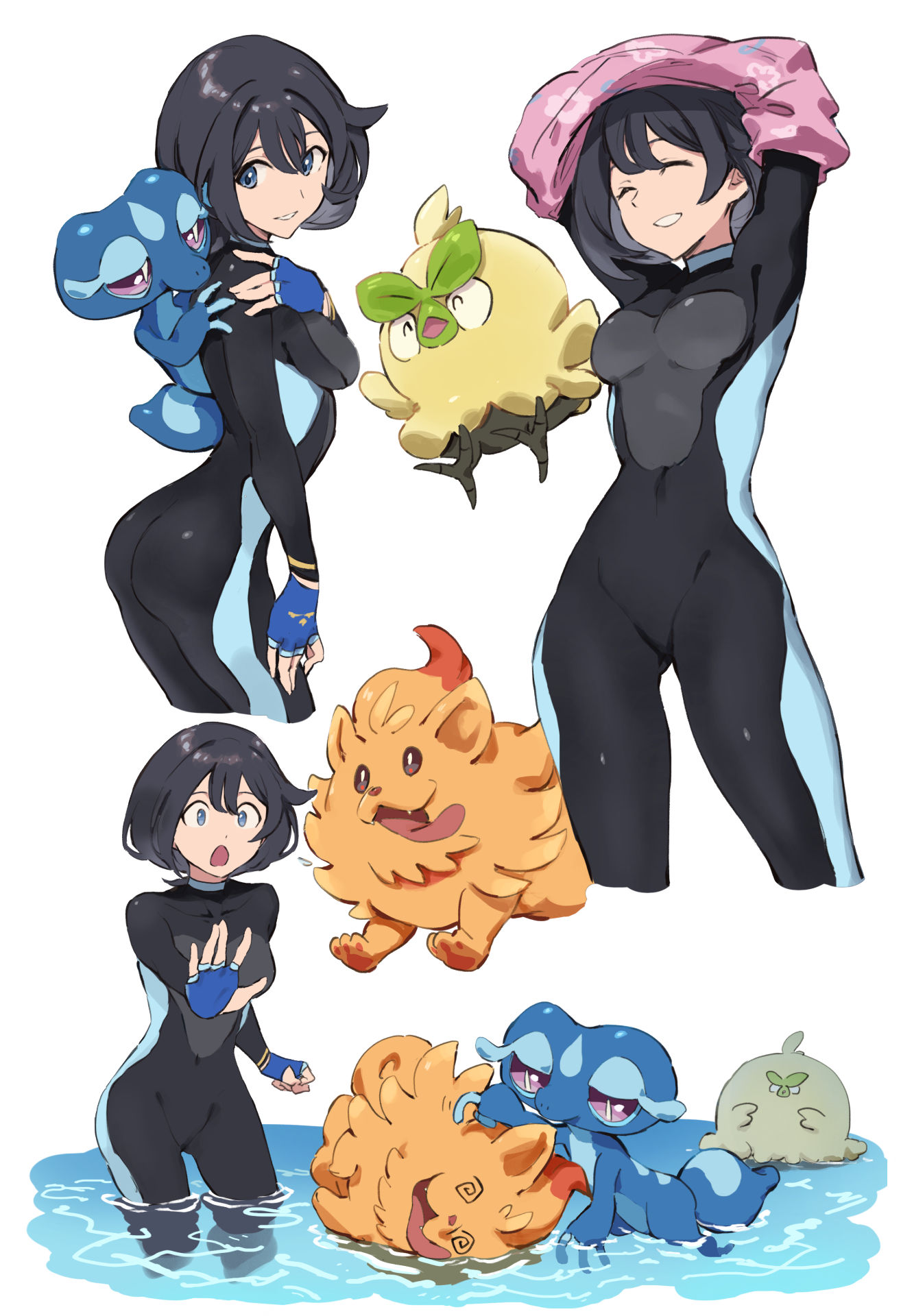 diving suit插画图片壁纸