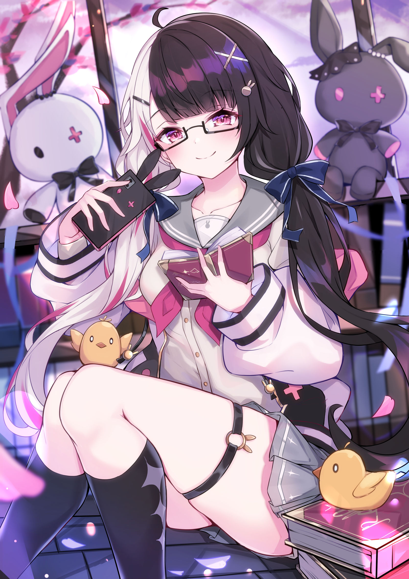 制服夜見ちゃん头像同人高清图