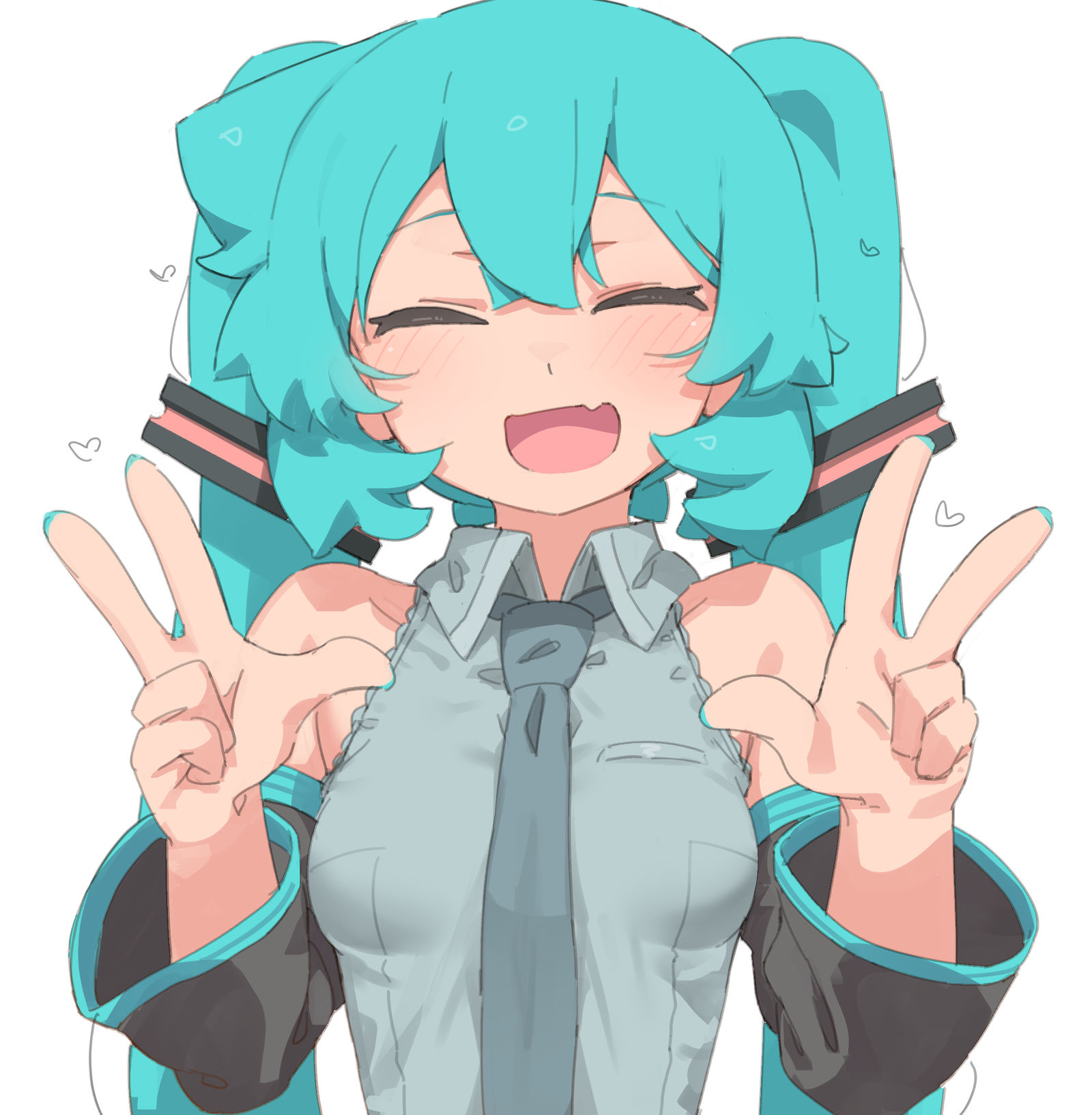✌️✌️-初音未来剪刀手