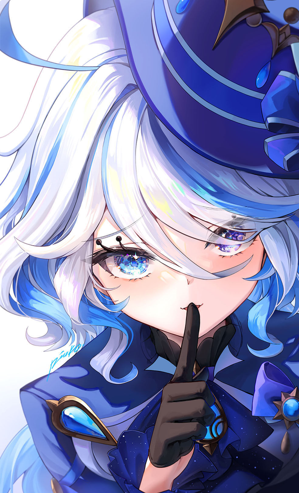 しーっ。-原神芙宁娜