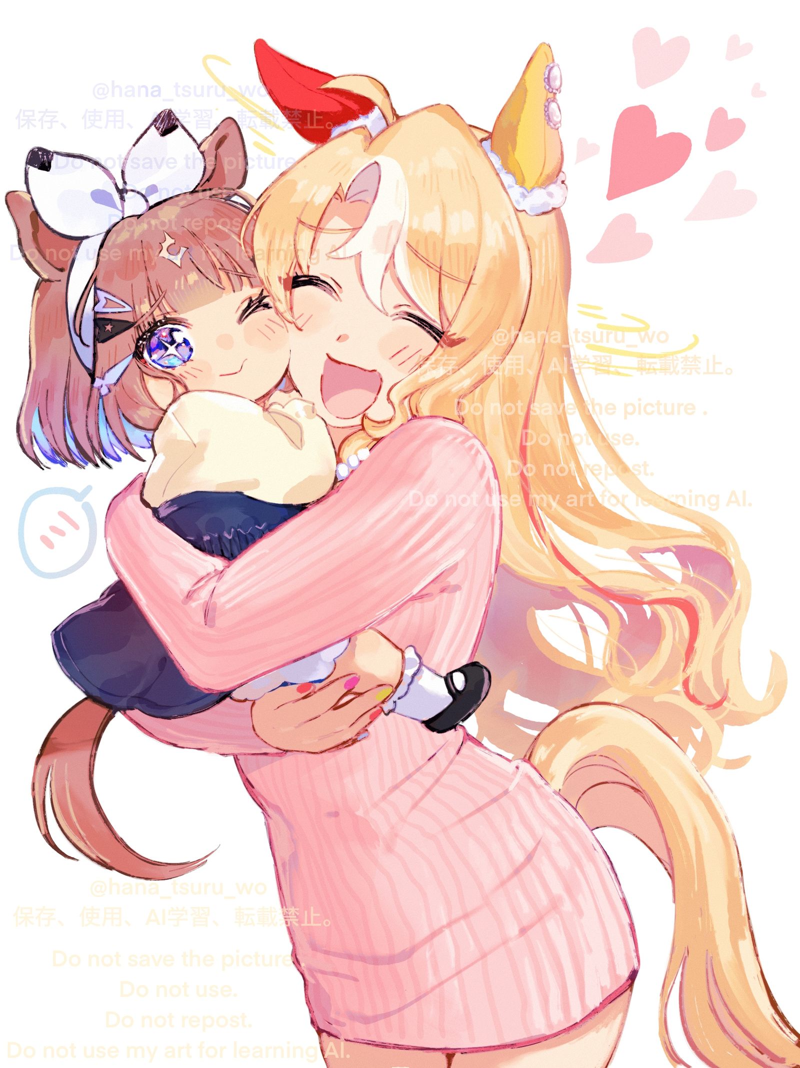 【※史実親子】フサイチパンドラとアーモンドアイ头像同人高清图