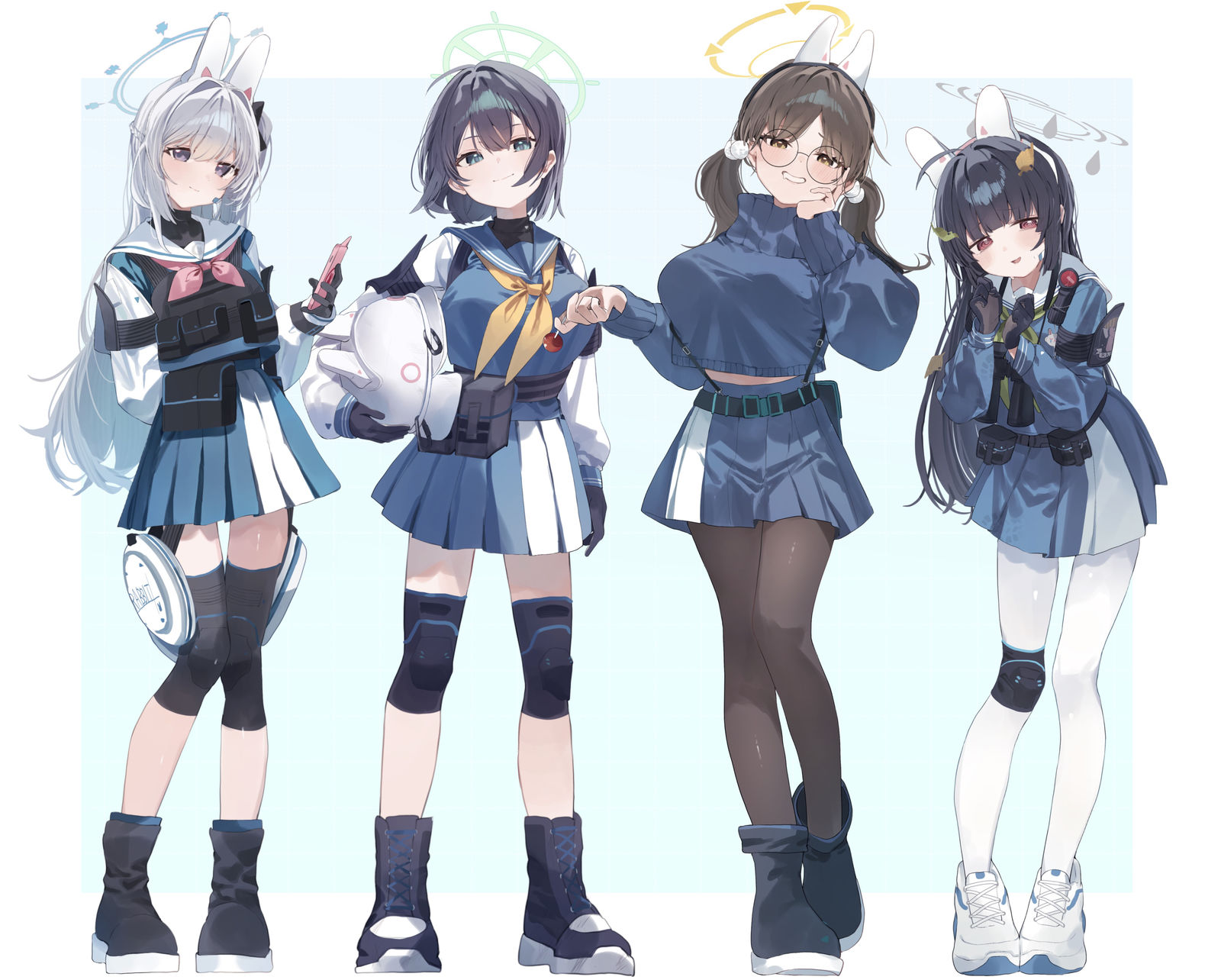 RABBIT小隊头像同人高清图