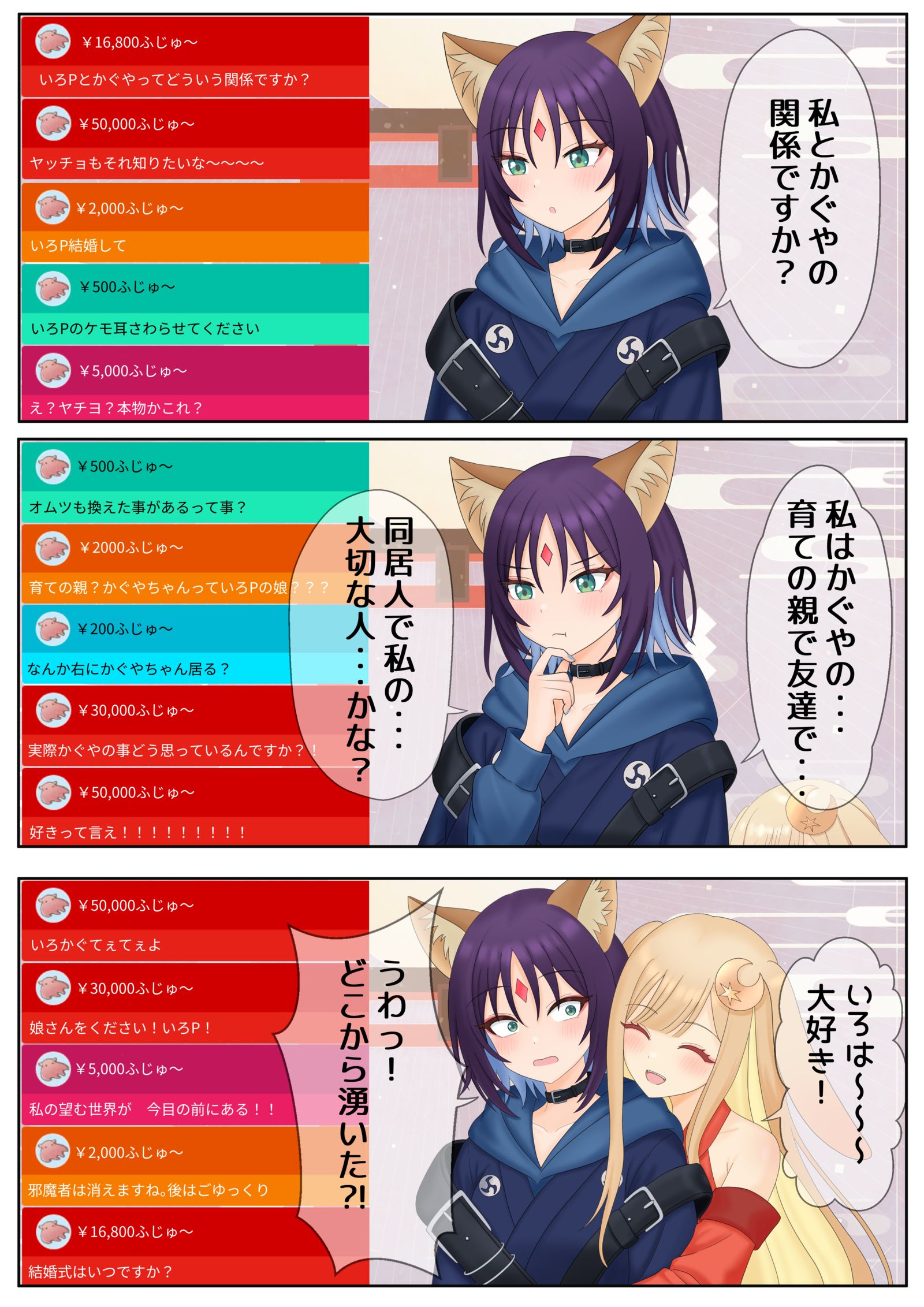 いろPとかぐやの関係头像同人高清图