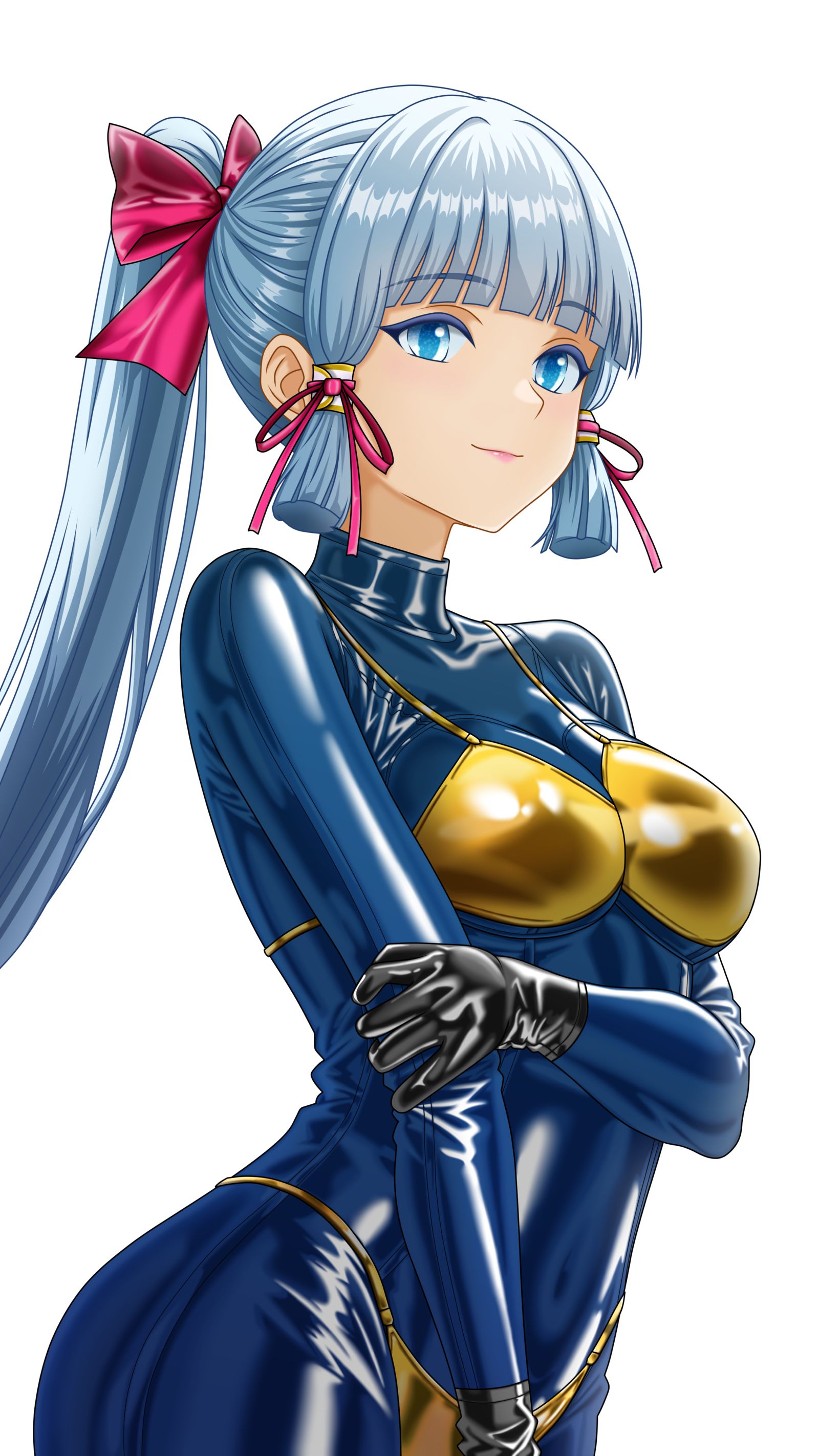 GW仕様:青ラバー&金ビキニ 神里綾華头像同人高清图