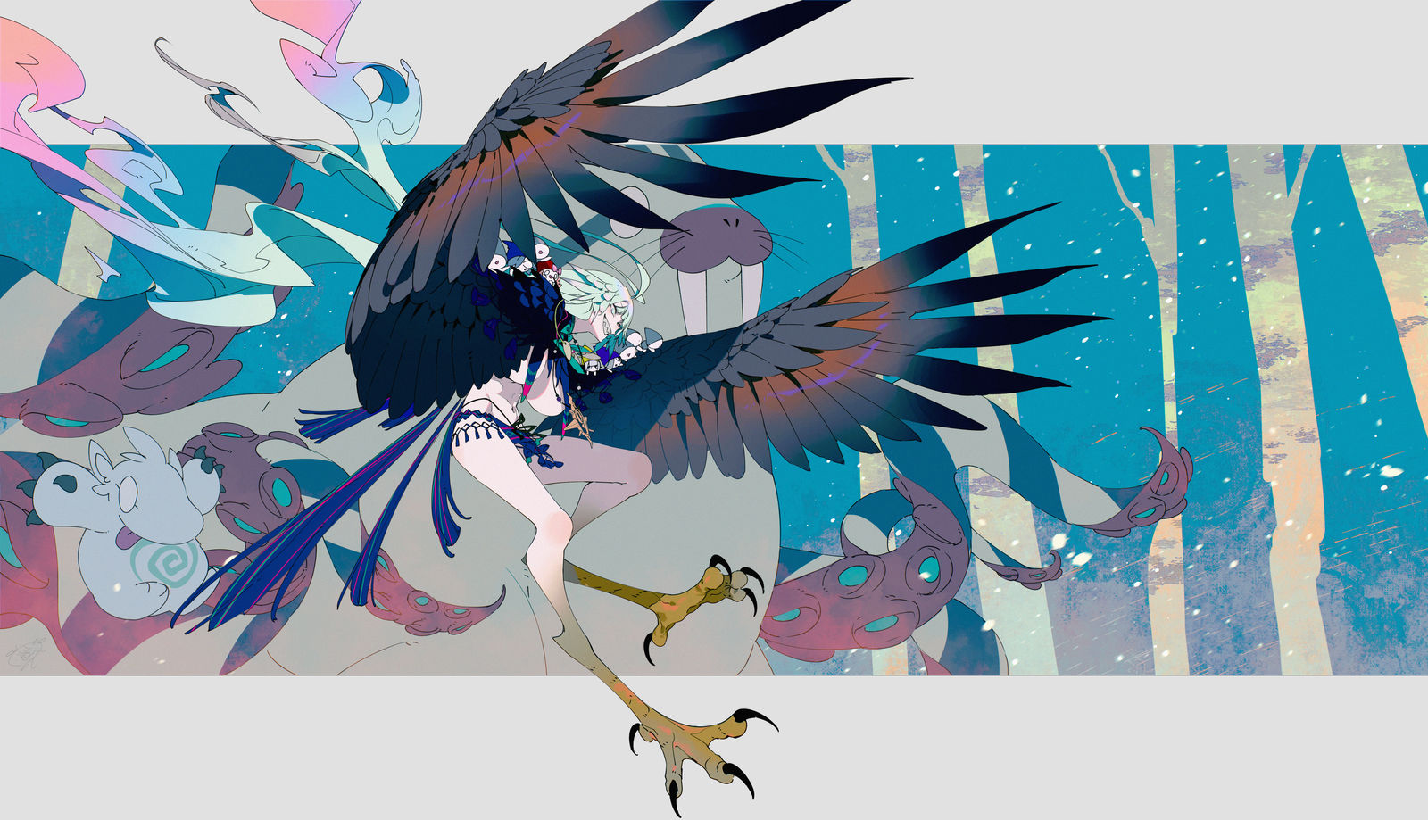 ロウヒ插画图片壁纸