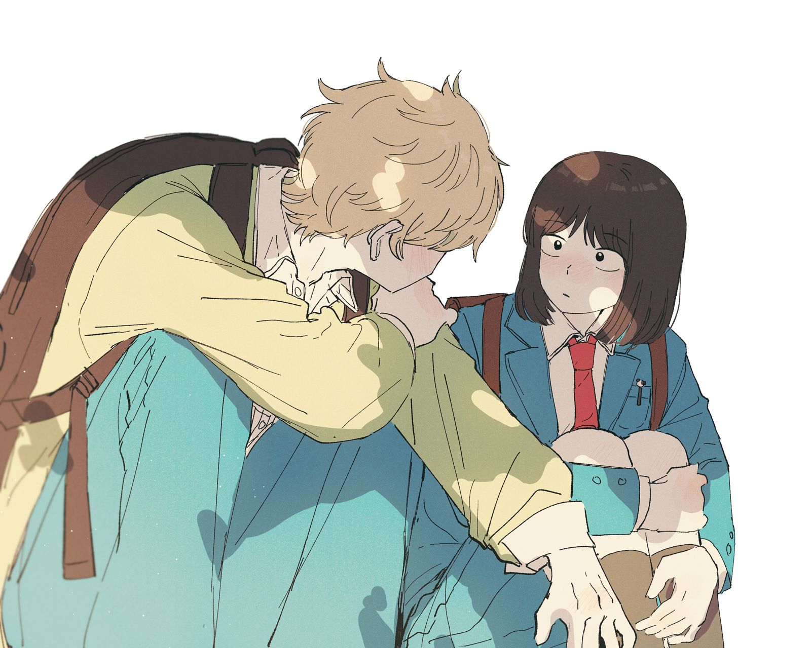 [スキップとローファー #9]插画图片壁纸