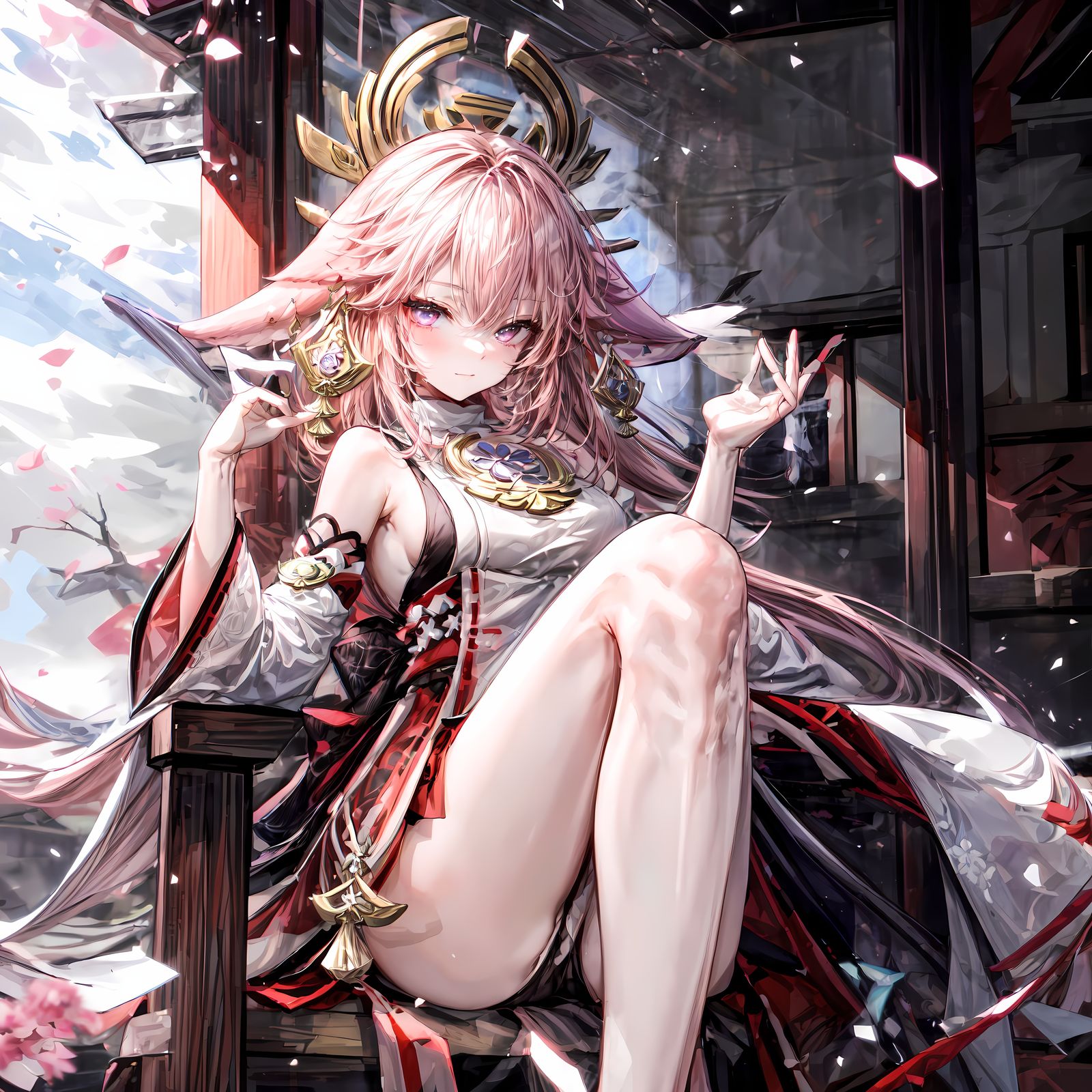 八重神子头像同人高清图