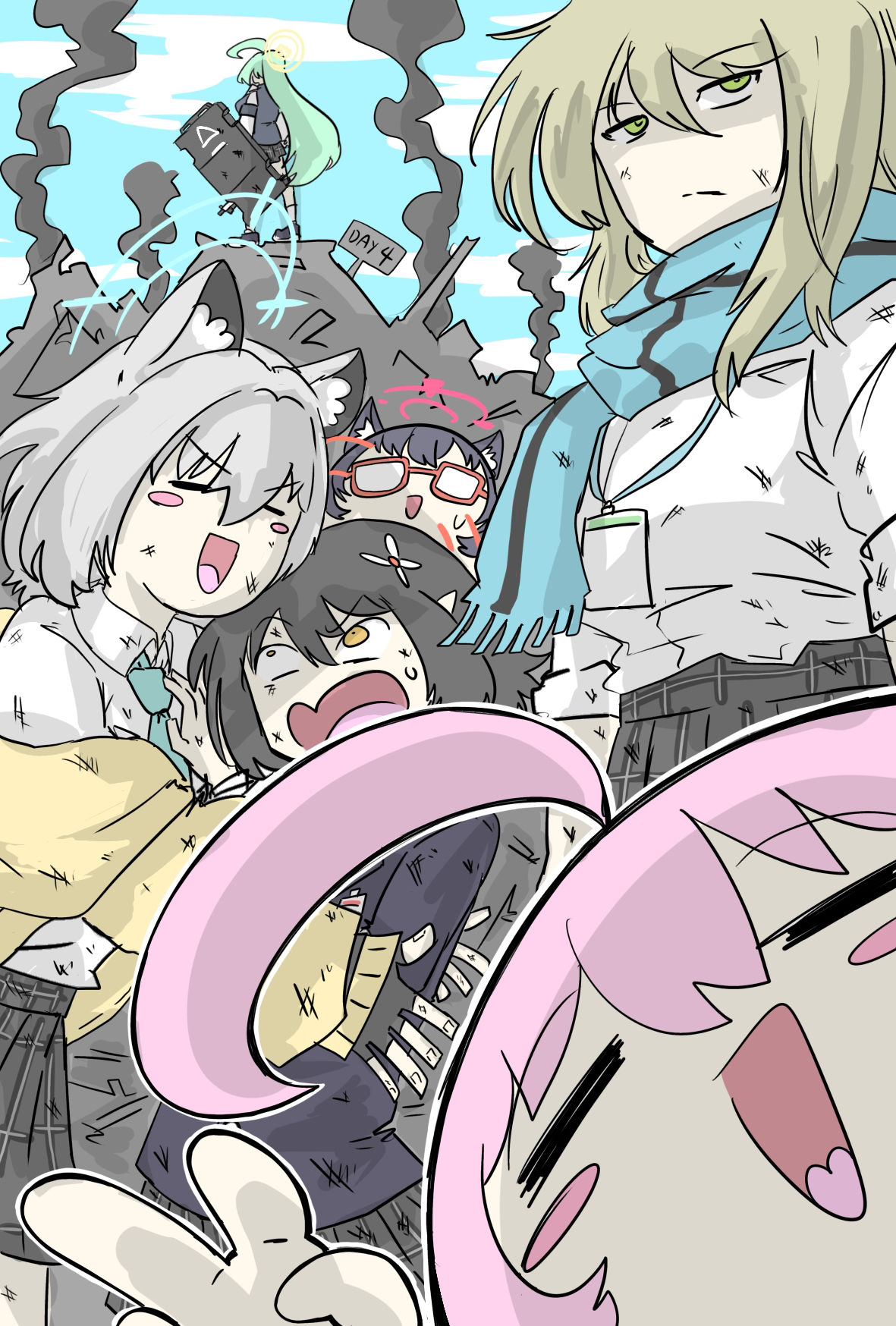 すわっぷ插画图片壁纸