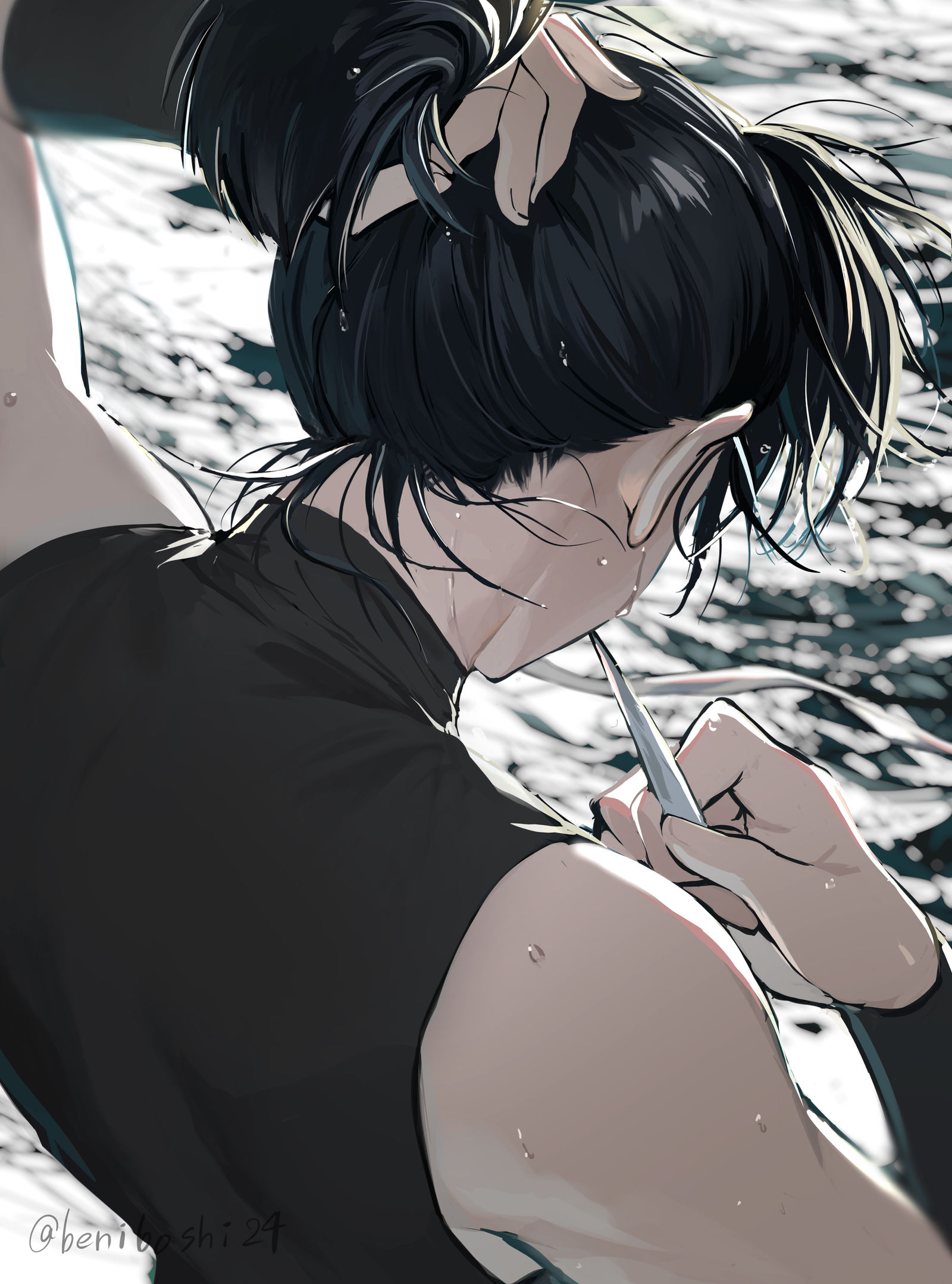 髪を結う留三郎头像同人高清图