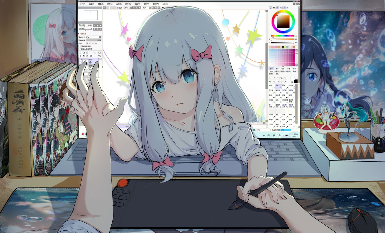 纱雾头像同人高清图