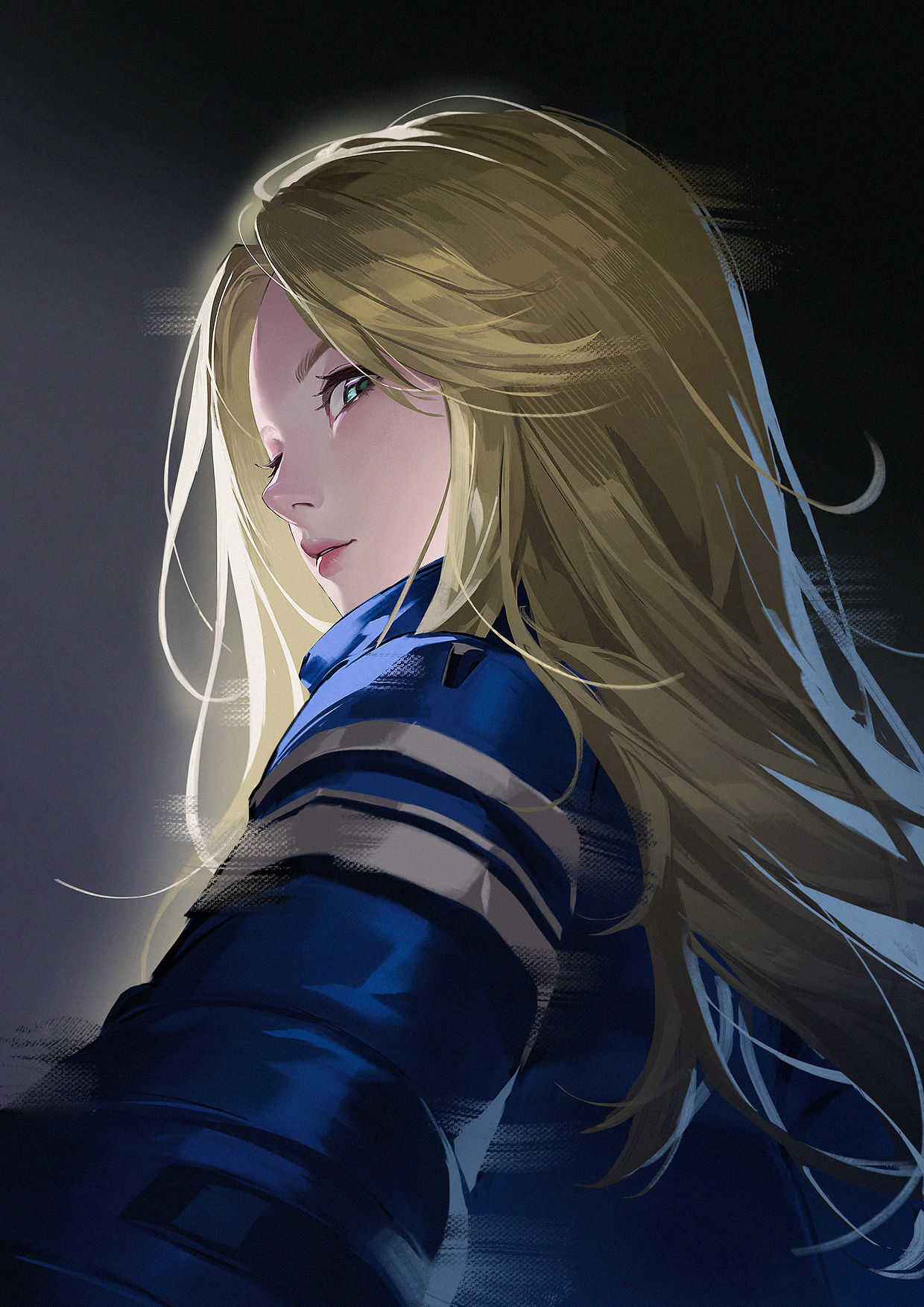 金发萝莉可爱捏头像同人高清图