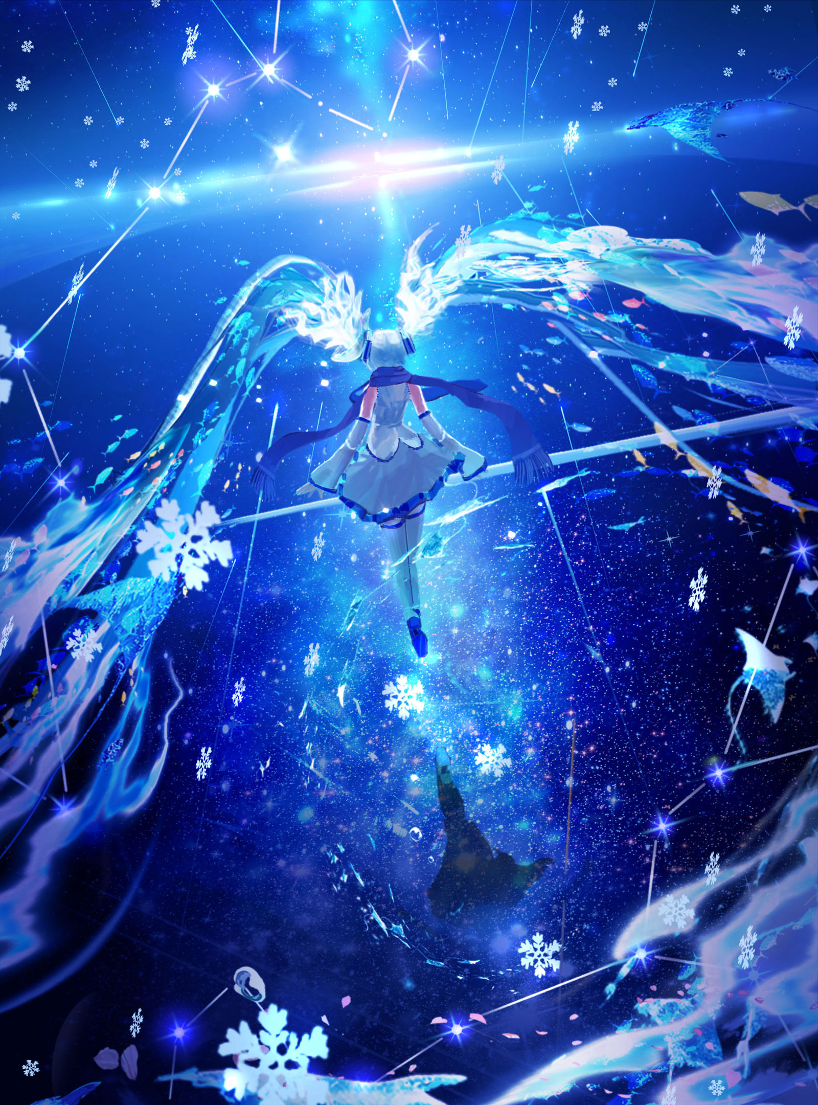 雪ミク头像同人高清图