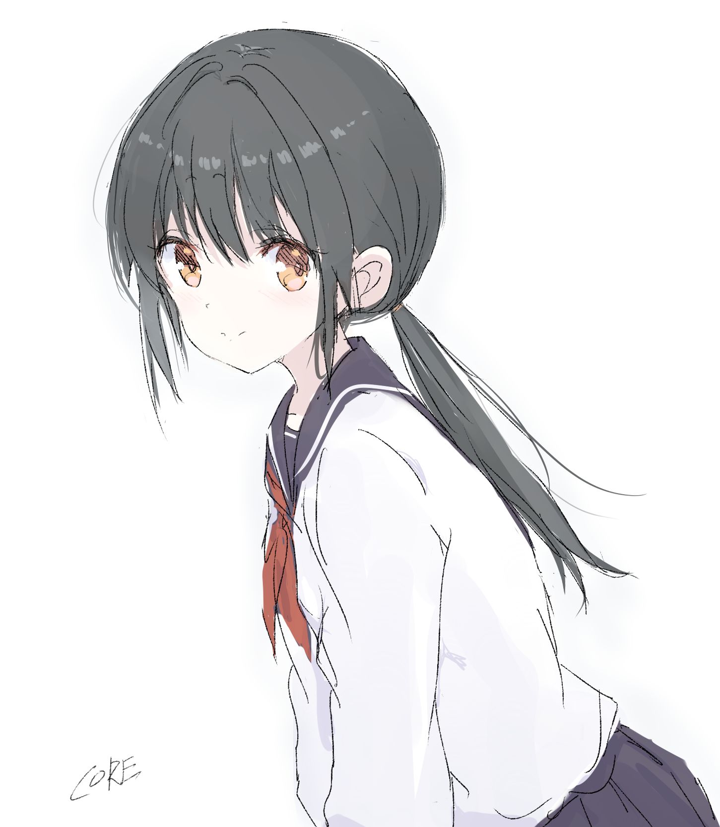 制服rkgkひとつ結び少女头像同人高清图