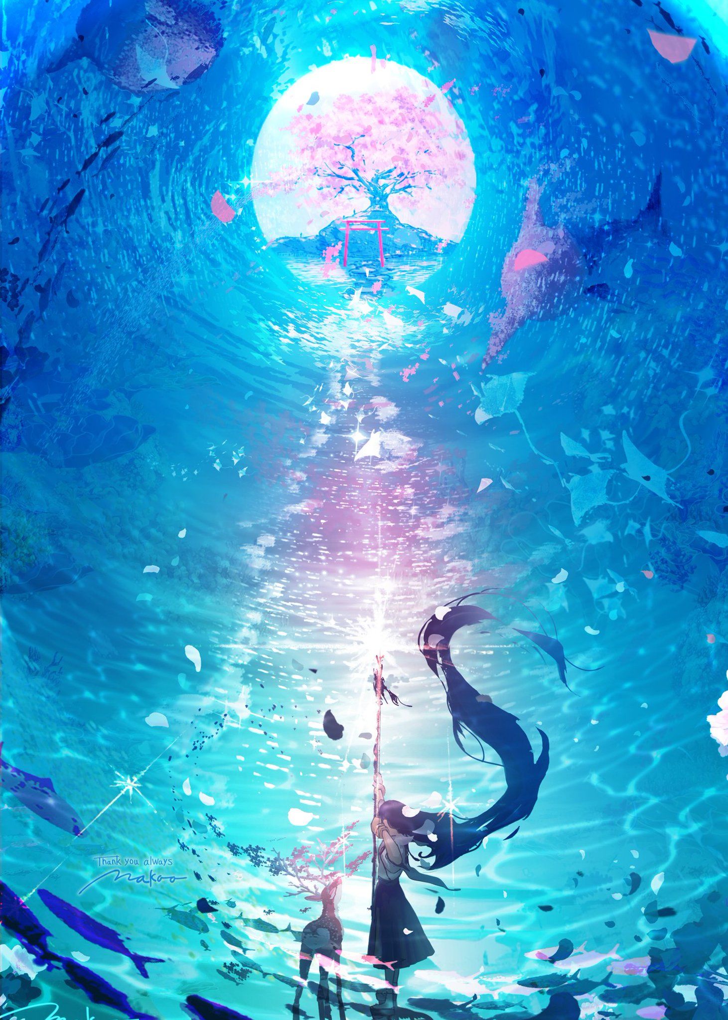 春正射必中！！插画图片壁纸