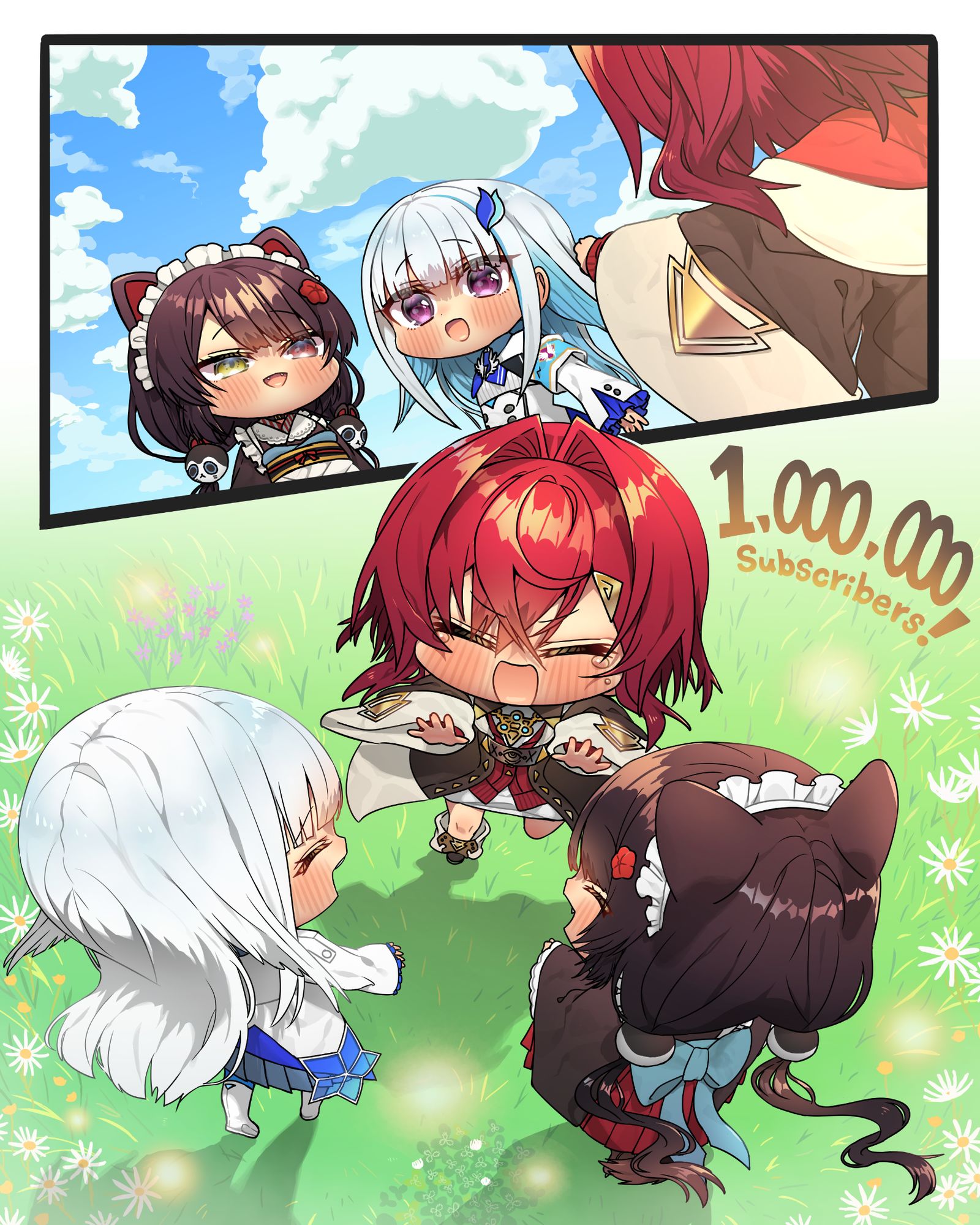 100万人！插画图片壁纸