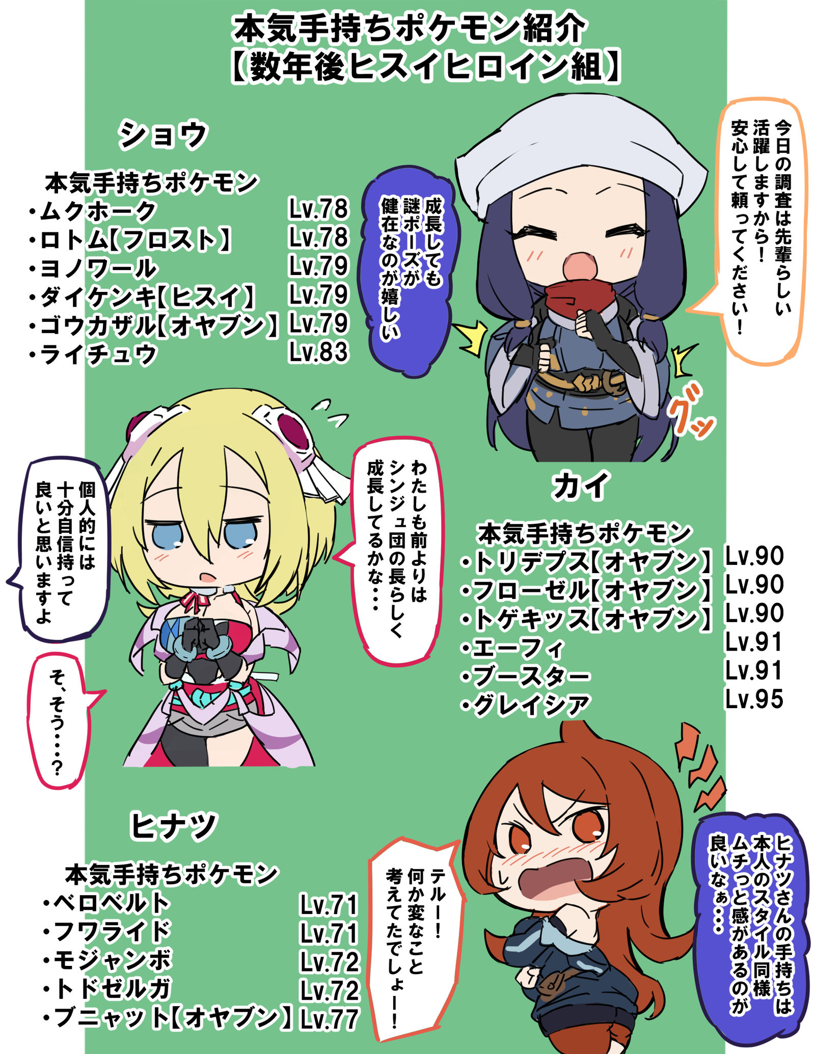 数年後ヒスイハーレムヒロイン手持ち落書き头像同人高清图