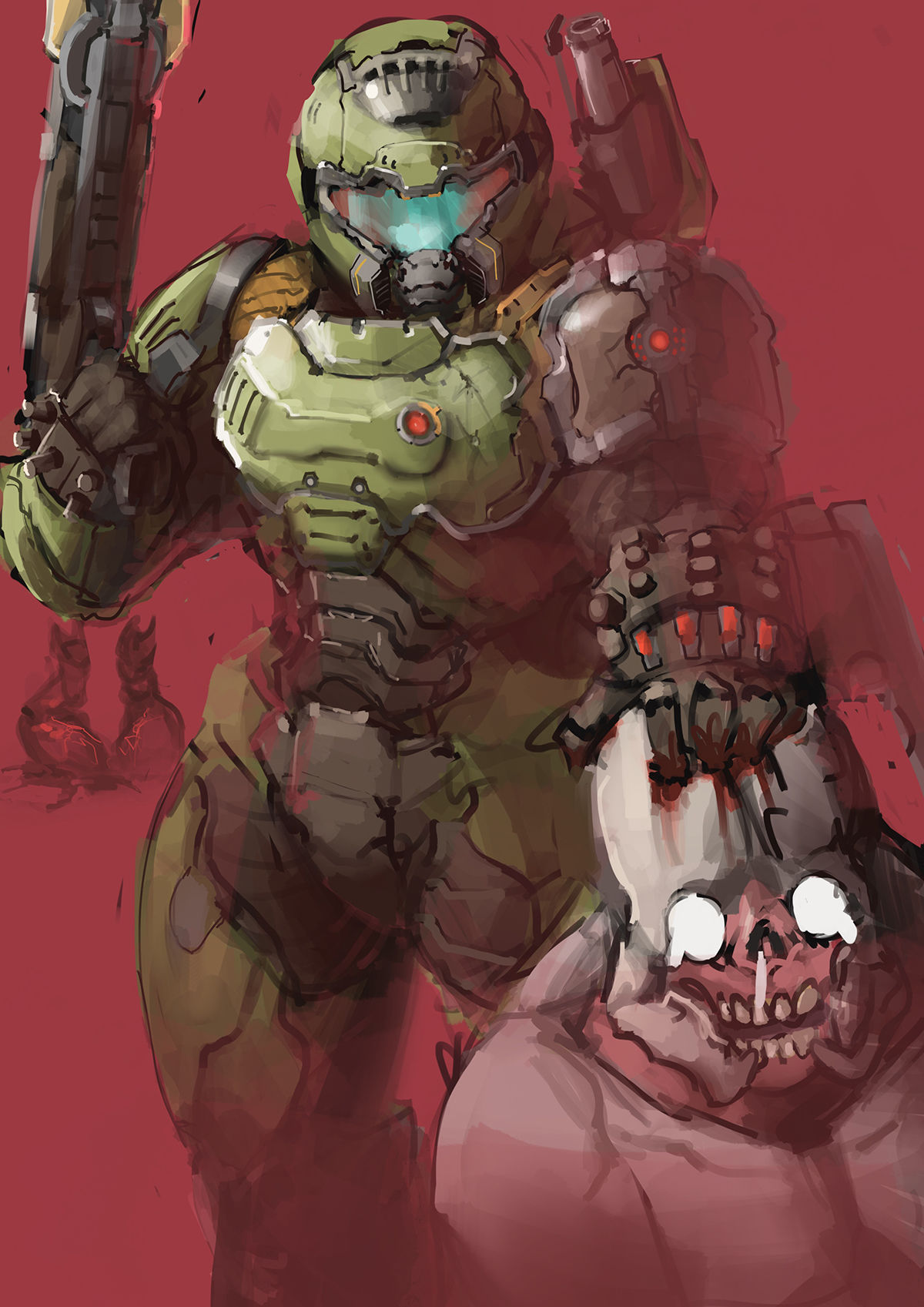 DOOMGUY插画图片壁纸