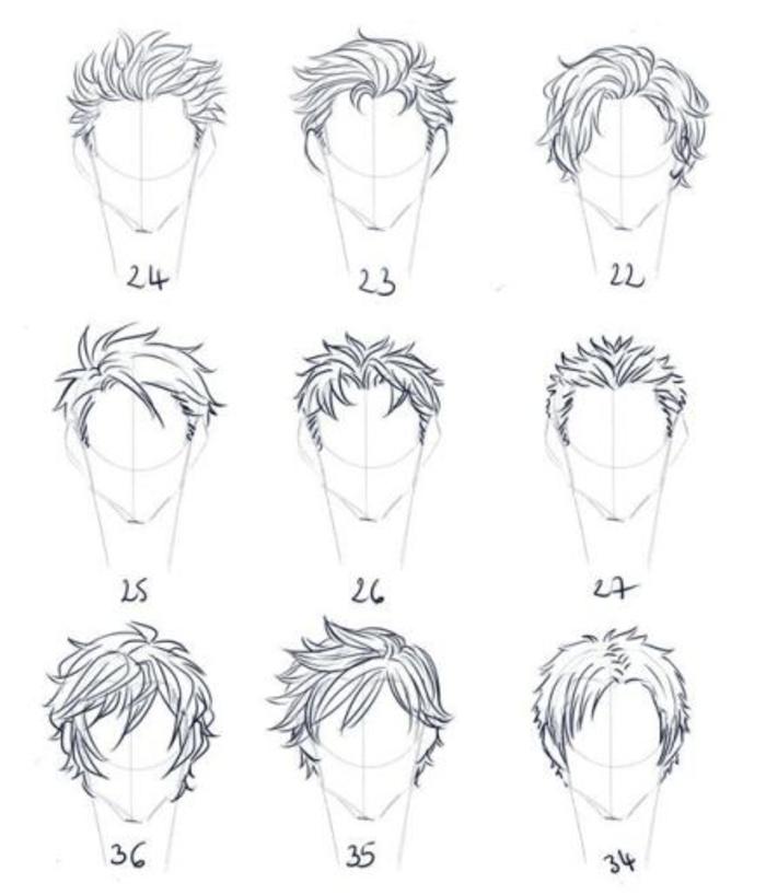 男女发型参考，发型立住了，形象塑造完成一大半插画图片壁纸
