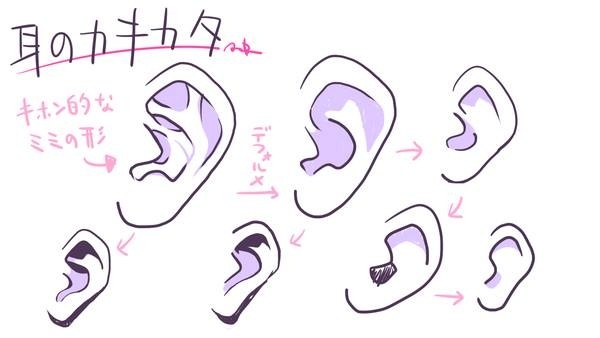 耳朵的构造插画图片壁纸
