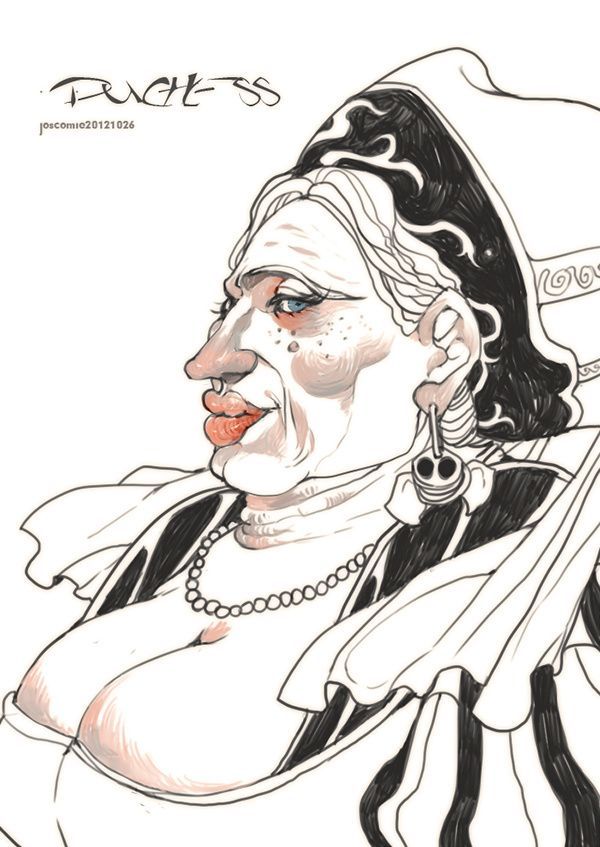 美式画风aliceroulette角色卡片