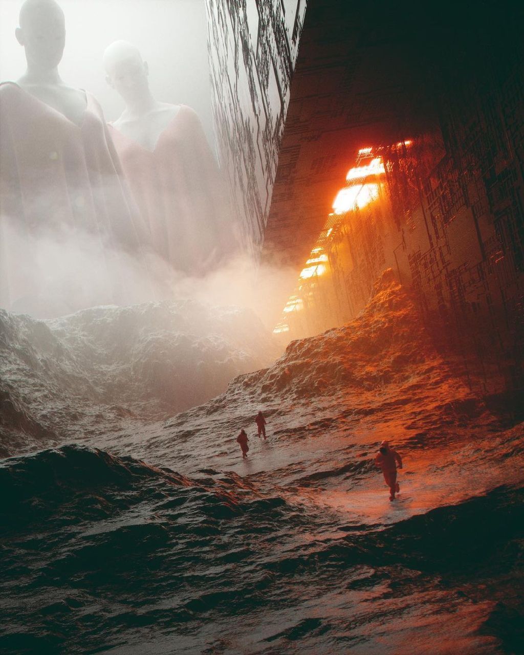 巨大的神明和神秘的形式感,cr.