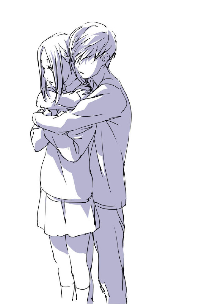 甜蜜情侣互动姿势参考帮你画出吃狗粮场景