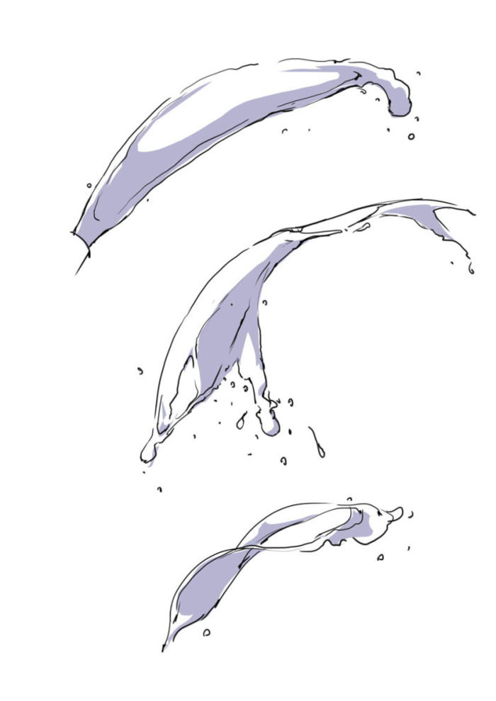 日本画师toshi的画水教程插画图片壁纸