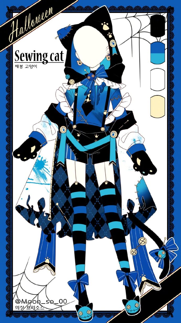 服装设计参考服装绘画素材