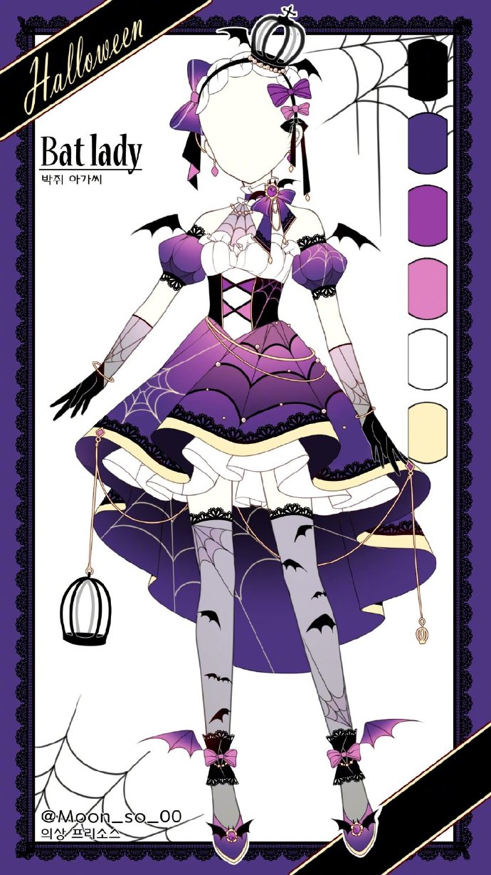 服装设计参考服装绘画素材