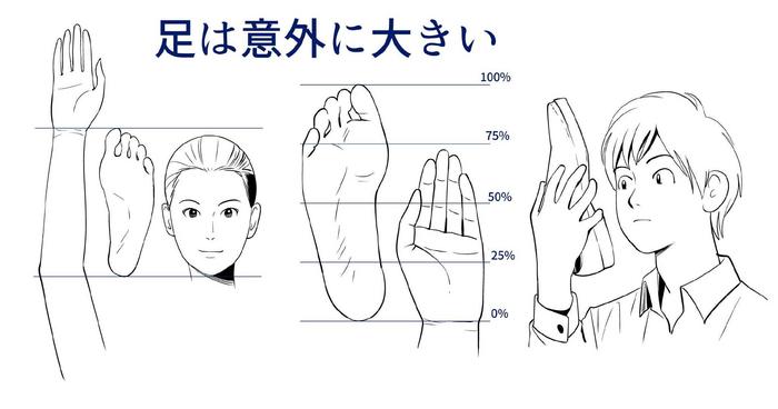 Amagi_Yoshihito 绘画教程之足部比例和结构 插画图片壁纸
