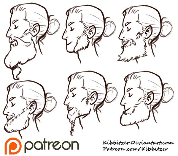 插画中人头与发型的参考素材，帮你画出好看角色插画图片壁纸