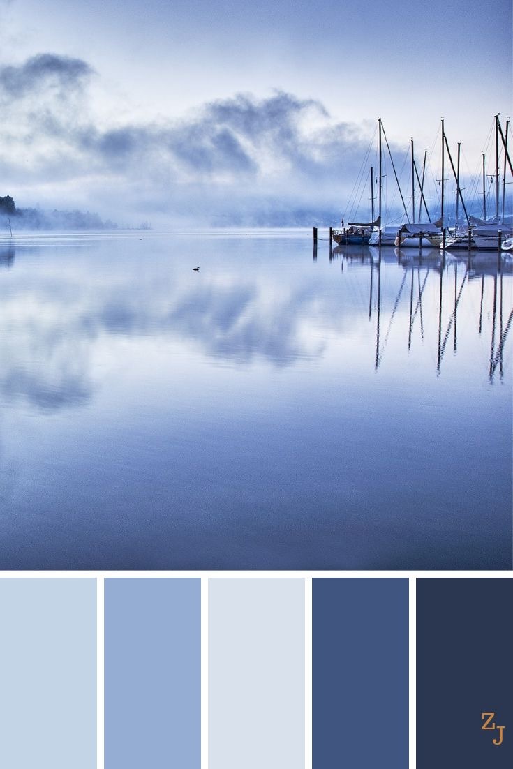 大自然的配色美学山间夕阳湖畔