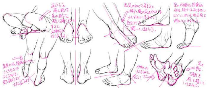 腿部绘画练习 画师toshi 人体结构搞不懂的快码插画图片壁纸