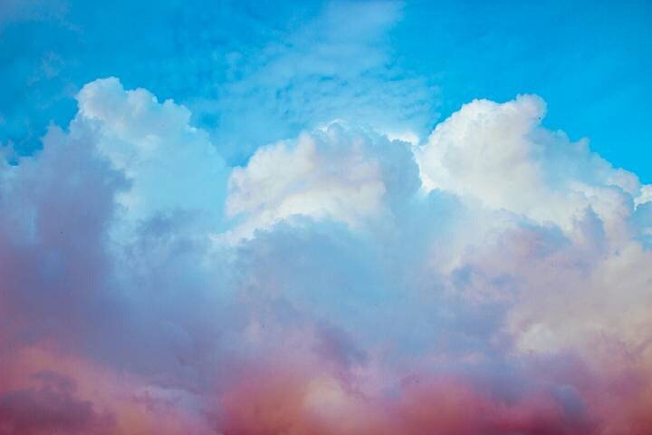 彩云， 云层刻画、冷暖色系渐变搭配的实例参考，码插画图片壁纸
