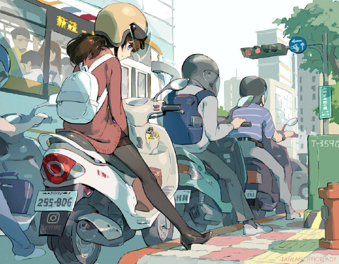 职场女性的生活日常简简单单也很好画师天之火