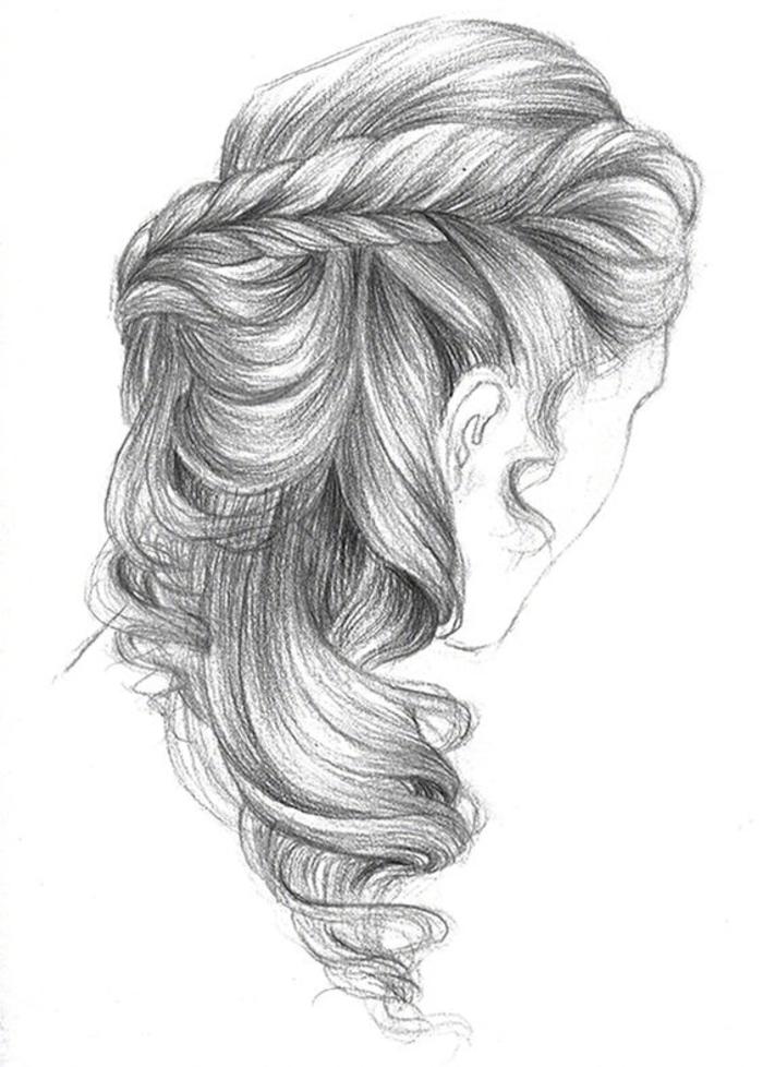 来练习撸一手细腻发丝吧， 发型素材学画画 插画图片壁纸