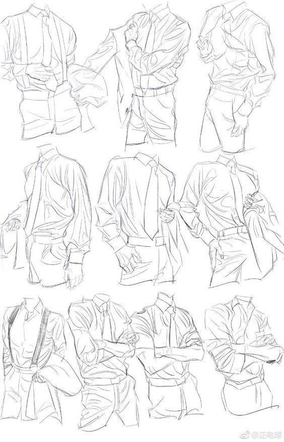 衣纹褶皱的绘制学画画