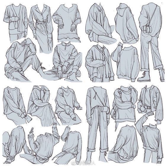 衣纹褶皱的绘制学画画