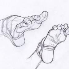 常见的足部姿势画法参考，学画画 插画图片壁纸