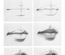 如何画眼睛、鼻子与嘴唇，一组素描头像的局部详解，Cuong Nguyen