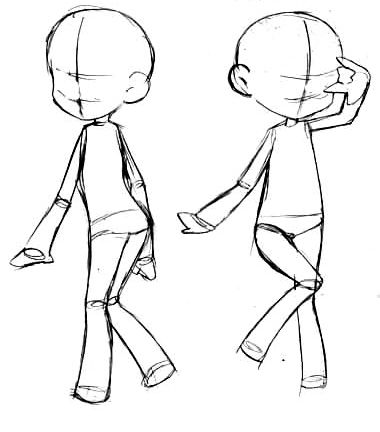 萌萌哒的2d人物素材