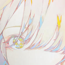 二次元萌妹子的眼睛，日本画师ナナカワ 画风参考 插画图片壁纸