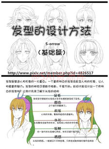 漫画人物发型的设计方法插画图片壁纸