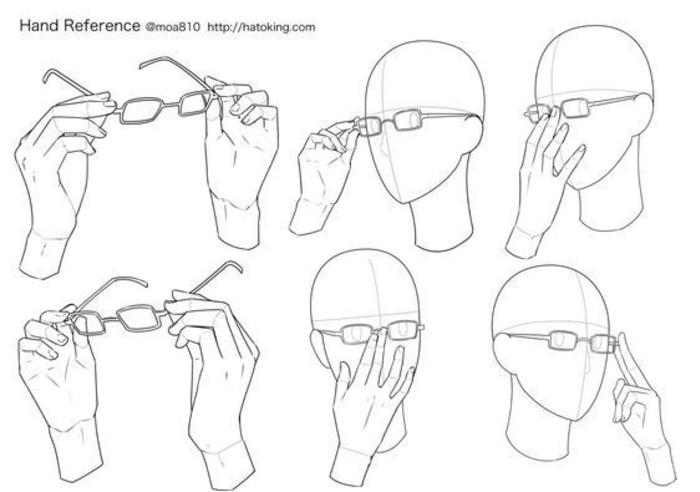 眼镜的绘制参考，关爱每一位“四眼仔”插画图片壁纸