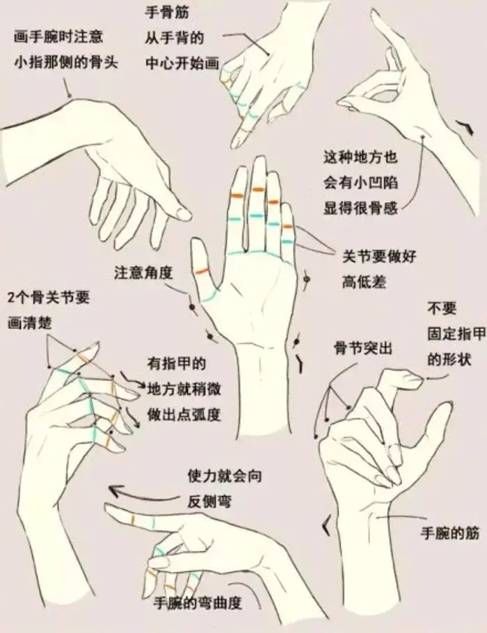 一些画手的教程学画画