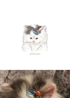 画师Amelia Rizky ​​​​的沙凋猫咪系列插画图片壁纸