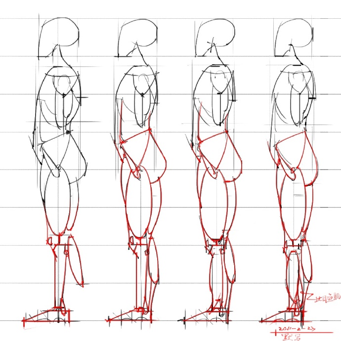 人體結構繪畫參考